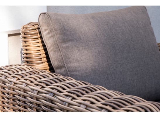 "Палермо" лаунж-зона из искусственного ротанга, цвет соломенный в Ростове-на-Дону