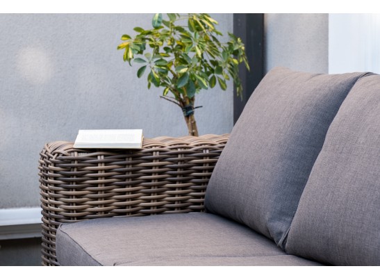 "Палермо" лаунж-зона из искусственного ротанга, цвет соломенный в Ростове-на-Дону