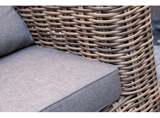 "Палермо" лаунж-зона из искусственного ротанга, цвет соломенный в Ростове-на-Дону