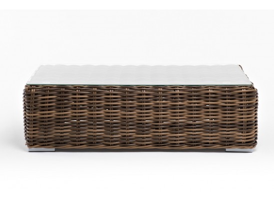 "Палермо" журнальный столик из искусственного ротанга, цвет соломенный в Ростове-на-Дону