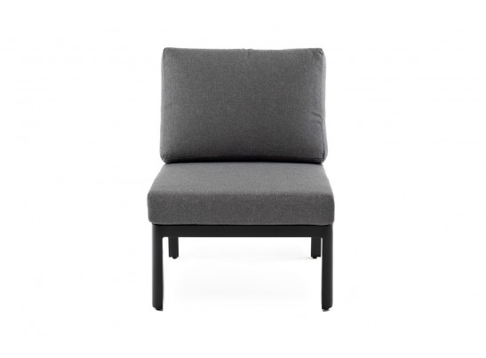 "Париж" модуль диванный алюминиевый центральный, цвет серый в Ростове-на-Дону