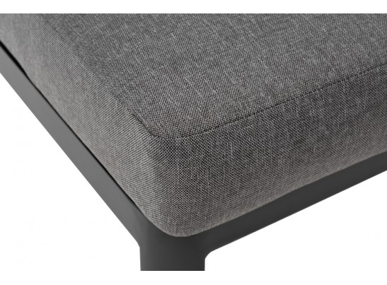 "Париж" модуль диванный алюминиевый центральный, цвет серый в Ростове-на-Дону