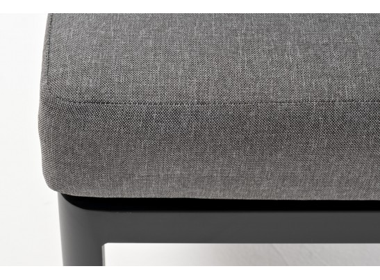 "Париж" модуль диванный алюминиевый угловой, цвет серый в Ростове-на-Дону