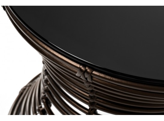 "Парма" кофейный столик из искусственного ротанга, цвет бронзовый в Ростове-на-Дону