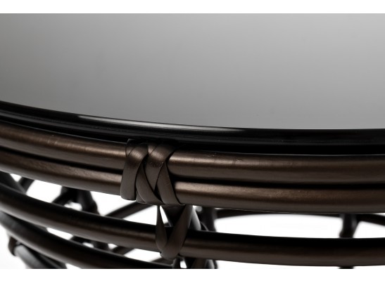 "Парма" кофейный столик из искусственного ротанга, цвет бронзовый в Ростове-на-Дону