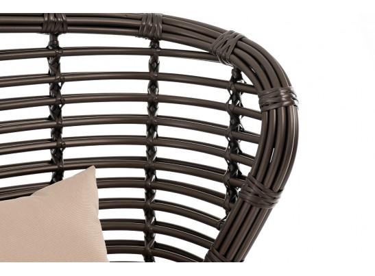 "Парма" кресло из искусственного ротанга, цвет бронзовый в Ростове-на-Дону