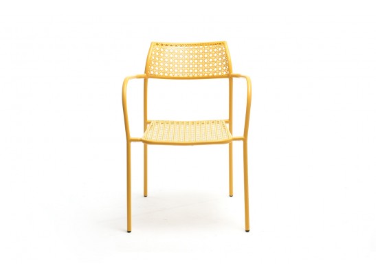 "Посейдон" стул с обработкой против ржавчины, стальной каркас, цвет желтый в Ростове-на-Дону