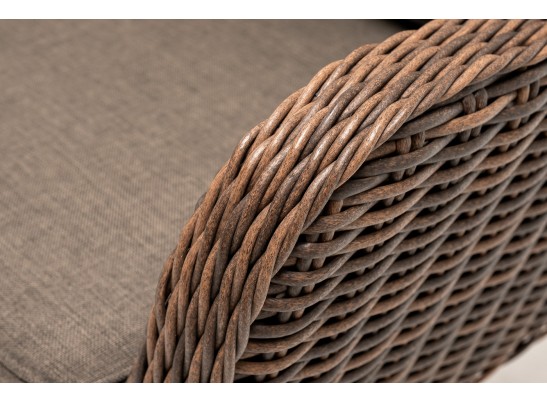 "Прованс" диван из искусственного ротанга трехместный, цвет коричневый в Ростове-на-Дону
