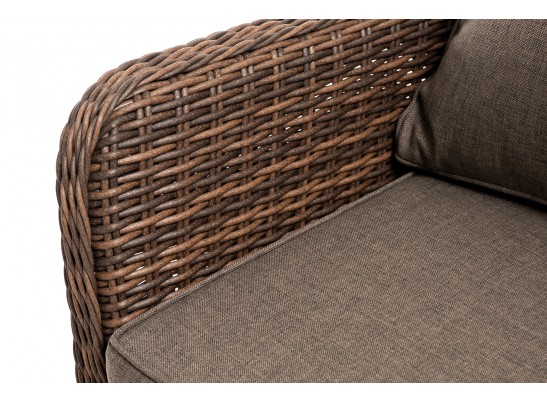 "Прованс" диван из искусственного ротанга трехместный, цвет коричневый в Ростове-на-Дону