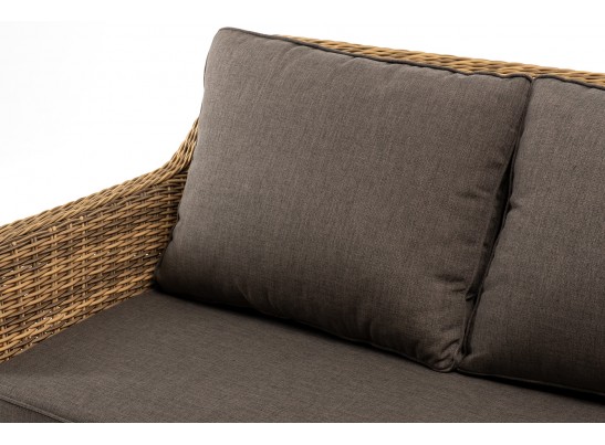 "Прованс" диван из искусственного ротанга трехместный, цвет соломенный в Ростове-на-Дону