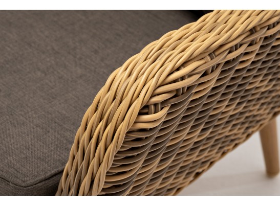 "Прованс" диван из искусственного ротанга трехместный, цвет соломенный в Ростове-на-Дону