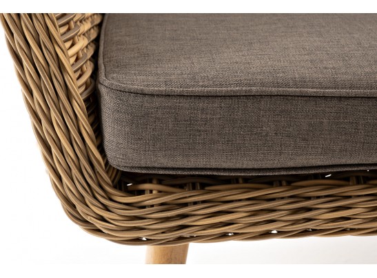 "Прованс" диван из искусственного ротанга трехместный, цвет соломенный в Ростове-на-Дону