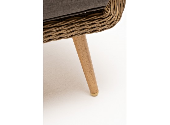 "Прованс" диван из искусственного ротанга трехместный, цвет соломенный в Ростове-на-Дону