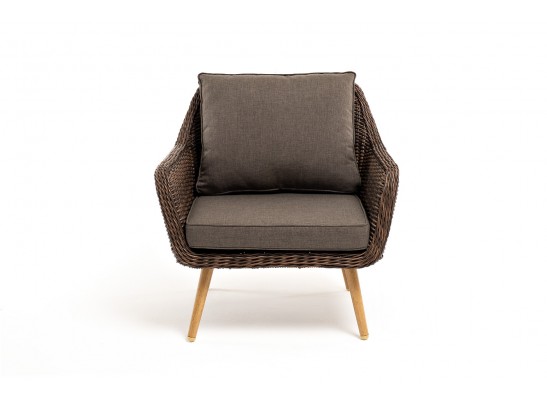 "Прованс" кресло из искусственного ротанга, цвет коричневый в Ростове-на-Дону