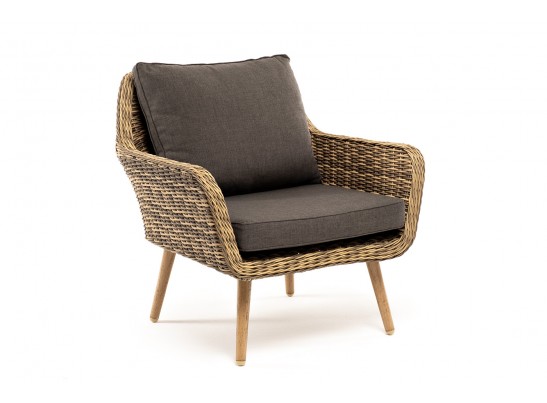 "Прованс" кресло из искусственного ротанга, цвет соломенный в Ростове-на-Дону