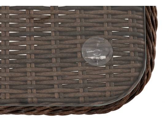 "Прованс" столик журнальный из ротанга, цвет коричневый в Ростове-на-Дону