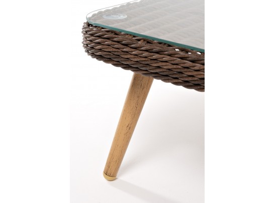 "Прованс" столик журнальный из ротанга, цвет коричневый в Ростове-на-Дону