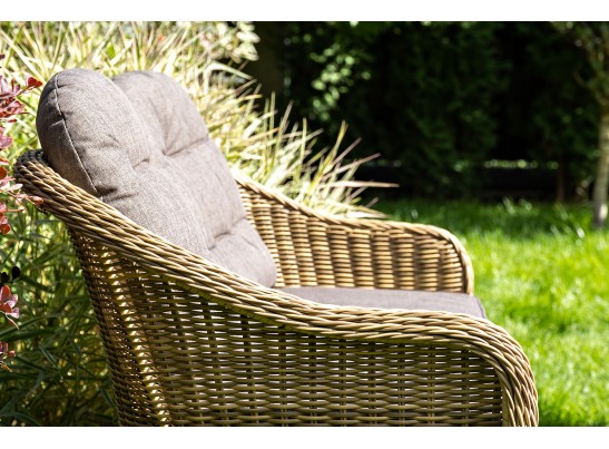 "Равенна" лаунж-зона из искусственного ротанга, цвет соломенный в Ростове-на-Дону