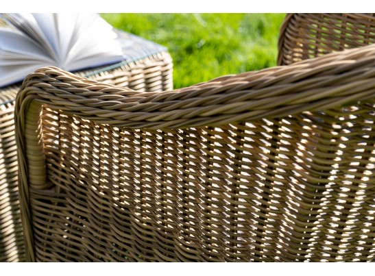 "Равенна" лаунж-зона из искусственного ротанга, цвет соломенный в Ростове-на-Дону