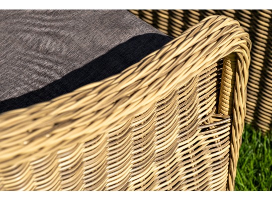 "Равенна" лаунж-зона из искусственного ротанга, цвет соломенный в Ростове-на-Дону