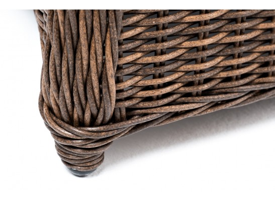 "Равенна" диван двухместный плетенный из ротанга, цвет коричневый в Ростове-на-Дону