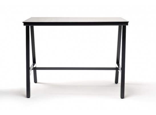 "Рио" стол барный из HPL 140х70см, H110, цвет столешницы "серый гранит" в Ростове-на-Дону