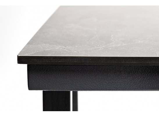 "Рио" стол барный из HPL 140х70см, H110, цвет столешницы "серый гранит" в Ростове-на-Дону