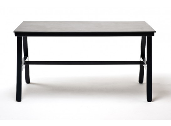 "Рио" стол из HPL 140х70см, H75, цвет столешницы "серый гранит" в Ростове-на-Дону