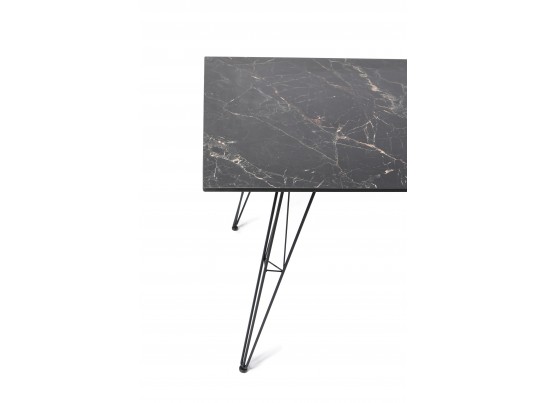 "Руссо" обеденный стол из HPL 150х80см, цвет "черный мрамор" в Ростове-на-Дону