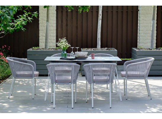 "Руссо" обеденный стол из HPL 150х80см, цвет молочный в Ростове-на-Дону