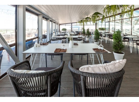 "Руссо" обеденный стол из HPL 150х80см, цвет молочный в Ростове-на-Дону