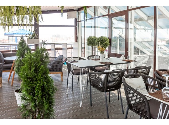 "Руссо" обеденный стол из HPL 150х80см, цвет молочный в Ростове-на-Дону