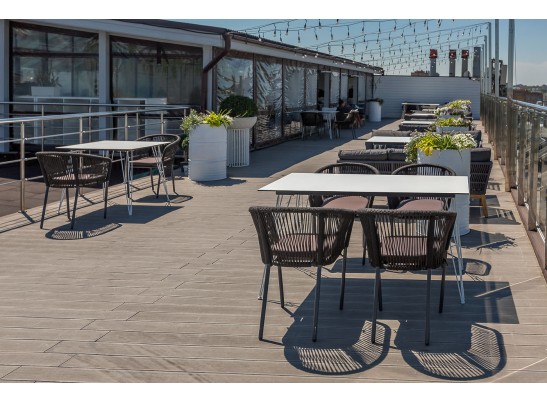 "Руссо" обеденный стол из HPL 150х80см, цвет молочный в Ростове-на-Дону