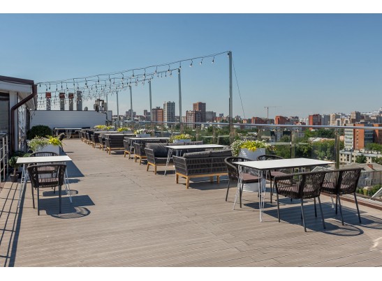 "Руссо" обеденный стол из HPL 150х80см, цвет молочный в Ростове-на-Дону