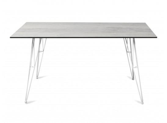 "Руссо" обеденный стол из HPL 150х80см, цвет светло-серый в Ростове-на-Дону