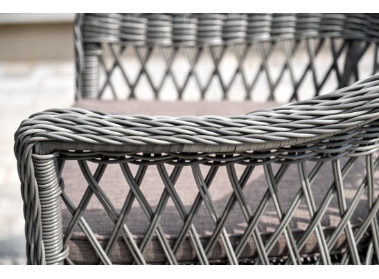 "Сицилия" обеденная группа плетеная, цвет графит в Ростове-на-Дону