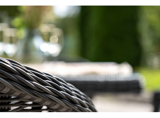 "Сицилия" обеденная группа плетеная, цвет графит в Ростове-на-Дону