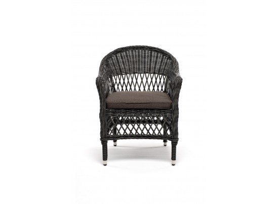 "Сицилия" плетеный стул из искусственного ротанга, цвет графит в Ростове-на-Дону