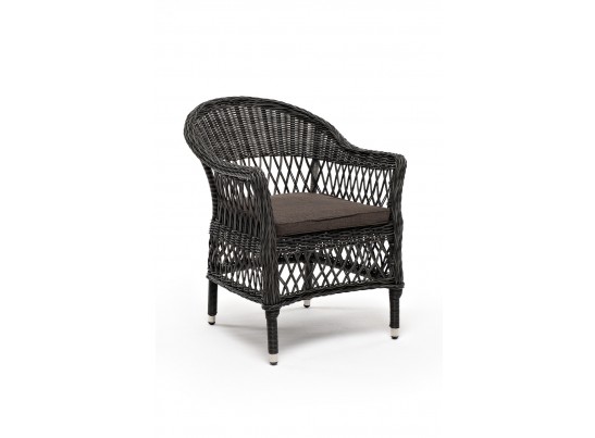 "Сицилия" плетеный стул из искусственного ротанга, цвет графит в Ростове-на-Дону