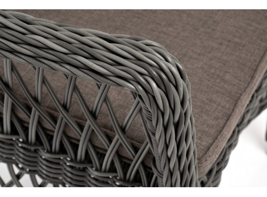 "Сицилия" плетеный стул из искусственного ротанга, цвет графит в Ростове-на-Дону