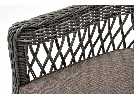 "Сицилия" плетеный стул из искусственного ротанга, цвет графит в Ростове-на-Дону