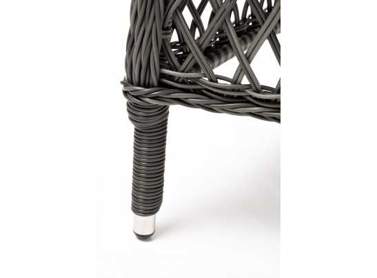 "Сицилия" плетеный стул из искусственного ротанга, цвет графит в Ростове-на-Дону