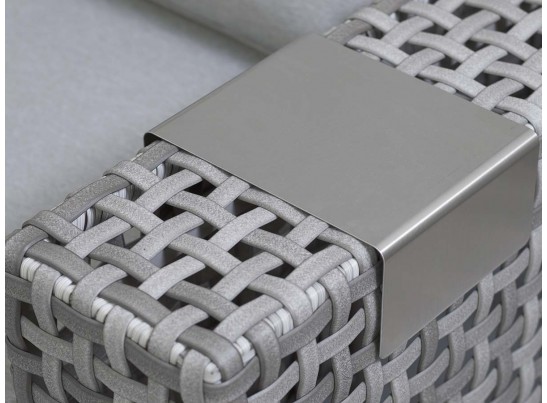 "Тито" лаунж-зона из искусственного ротанга, цвет серый в Ростове-на-Дону