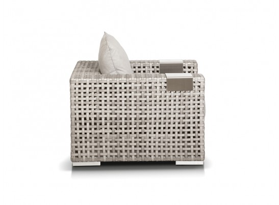 "Тито" лаунж-зона из искусственного ротанга, цвет серый в Ростове-на-Дону