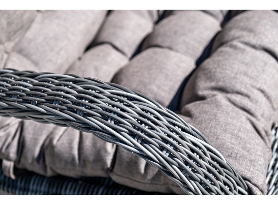 "Толедо" лаунж-зона из искусственного ротанга, цвет графит в Ростове-на-Дону