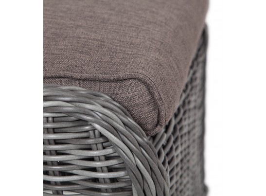 "Толедо" пуф плетеный, цвет графит в Ростове-на-Дону