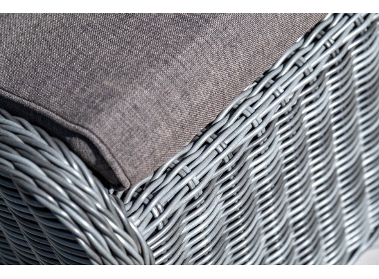 "Толедо" пуф плетеный, цвет графит в Ростове-на-Дону