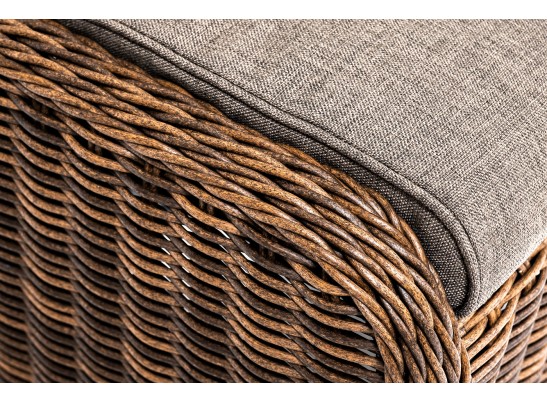 "Толедо" пуф плетеный, цвет коричневый в Ростове-на-Дону