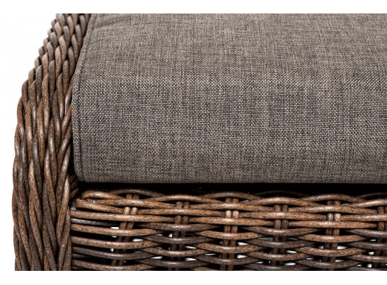 "Толедо" пуф плетеный, цвет коричневый в Ростове-на-Дону