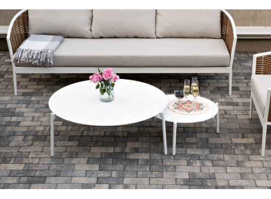 "Тоскана" лаунж-зона из искусственного ротанга, цвет соломенный в Ростове-на-Дону